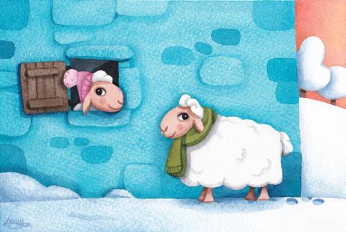Moutons emmitouflés